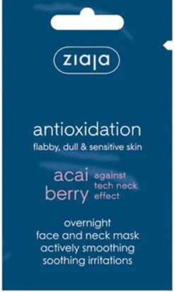 Acai Berry Mascarilla Noche Rostro y Cuello