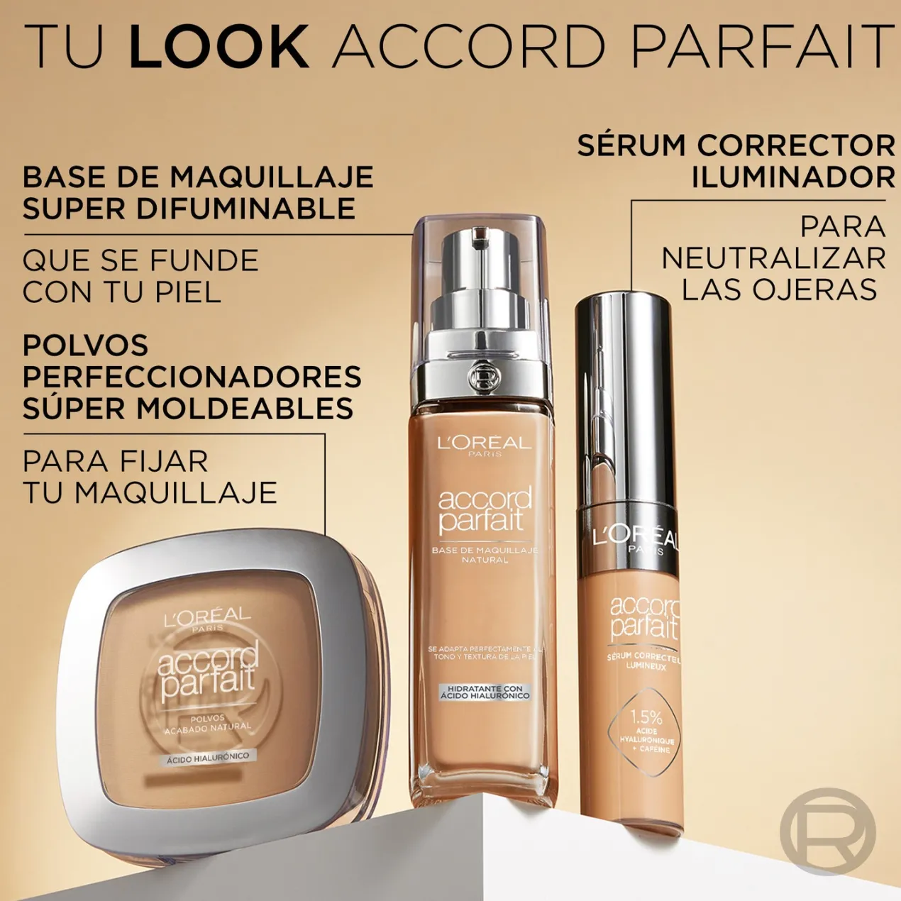 Accord Parfait Base de Maquillaje Acabado Natural