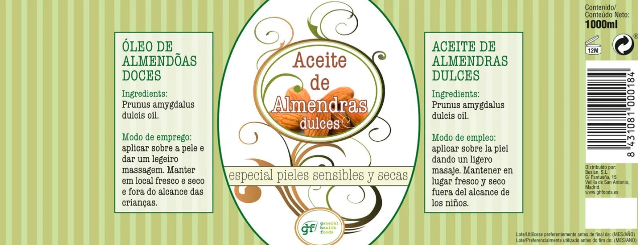 Aceite Almendras Dulces