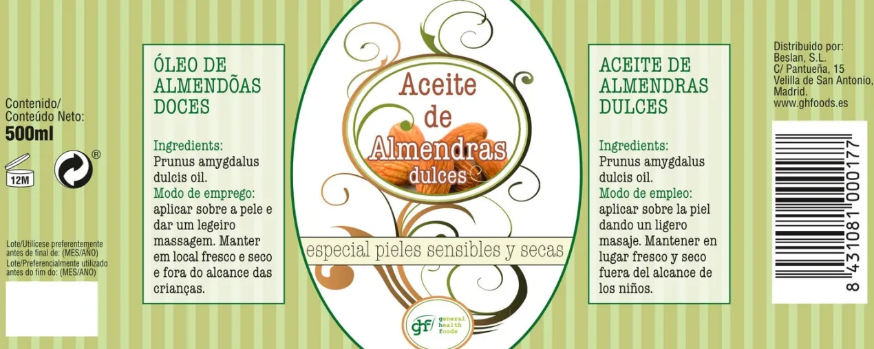 Aceite Almendras Dulces