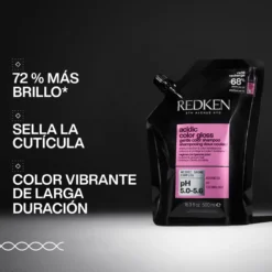 Acidic Color Gloss Champú Sin Sulfatos para Cabello Coloreado