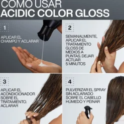 Acidic Color Gloss Champú Sin Sulfatos para Cabello Coloreado