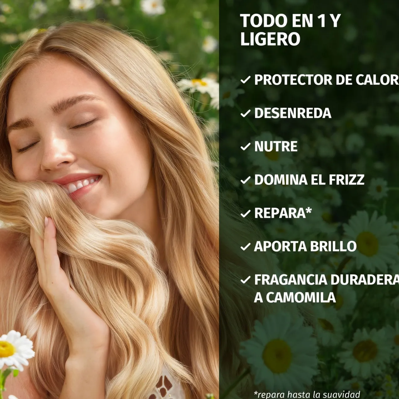Acondicionador Ligero con Aroma a Camomila Todo en Uno