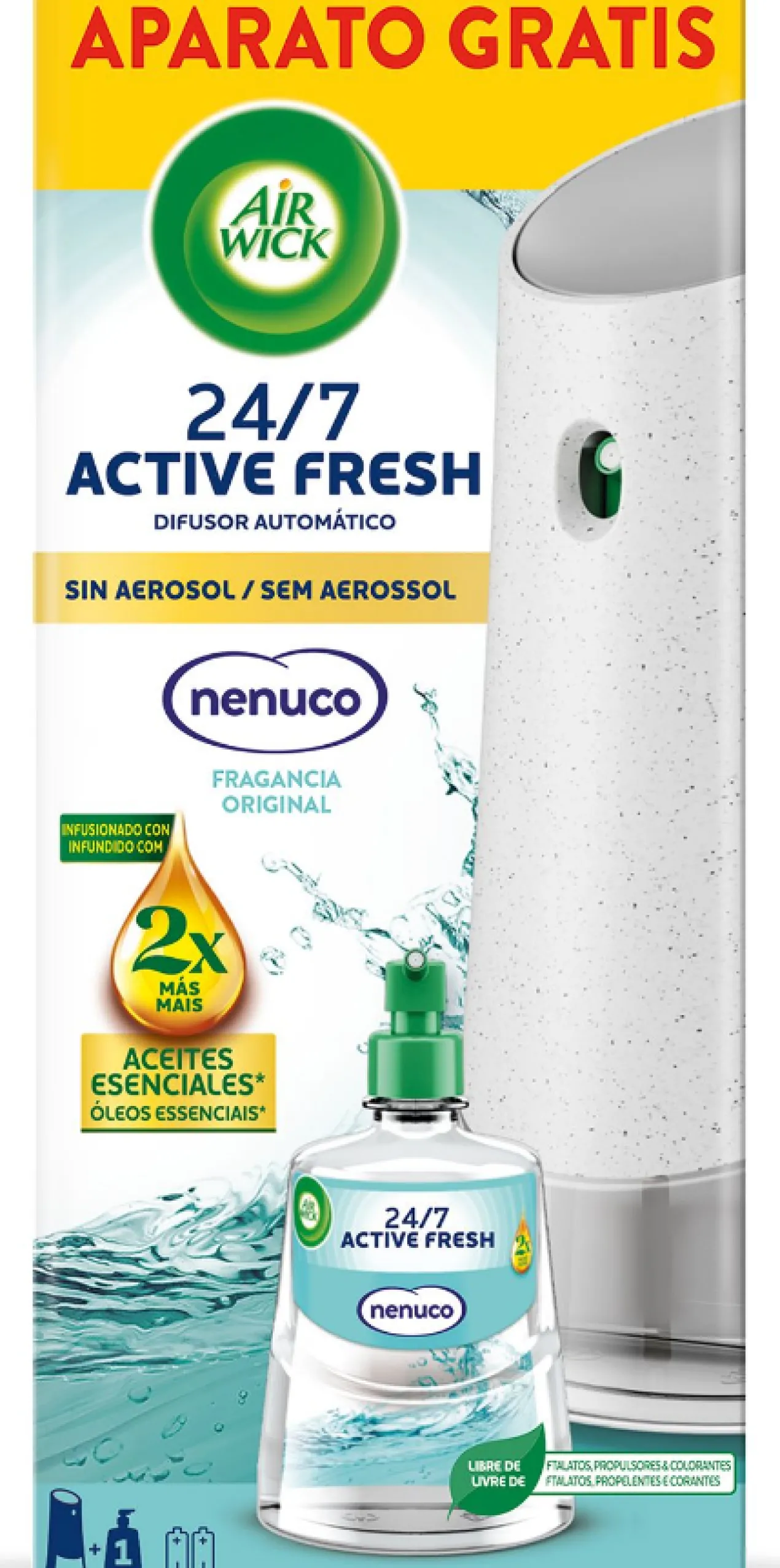 Active Fresh Aparato + Recambio Nenuco