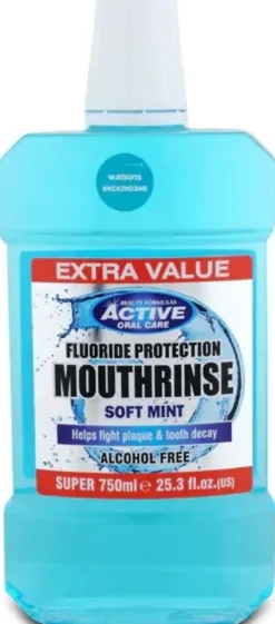 Active Oral Care Enjuague Bucal Menta Suave