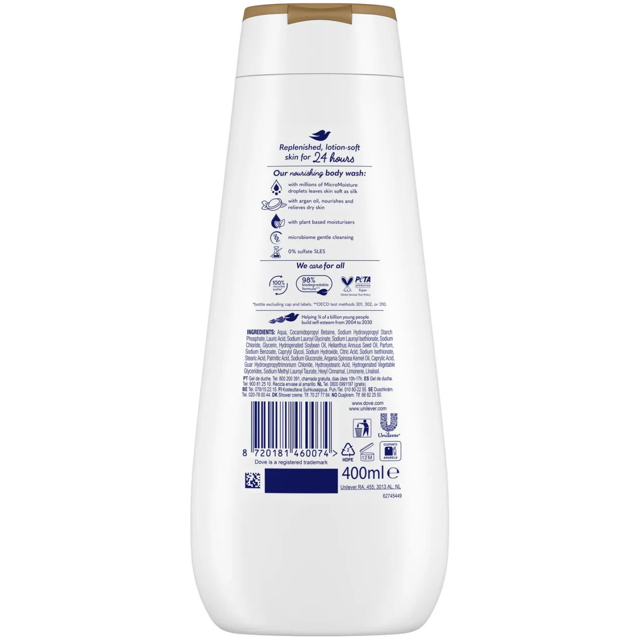 Advanced Care Gel de Ducha Aceite de Argán