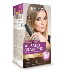 Alisado Brasileño para Cabellos Rubios Vegano