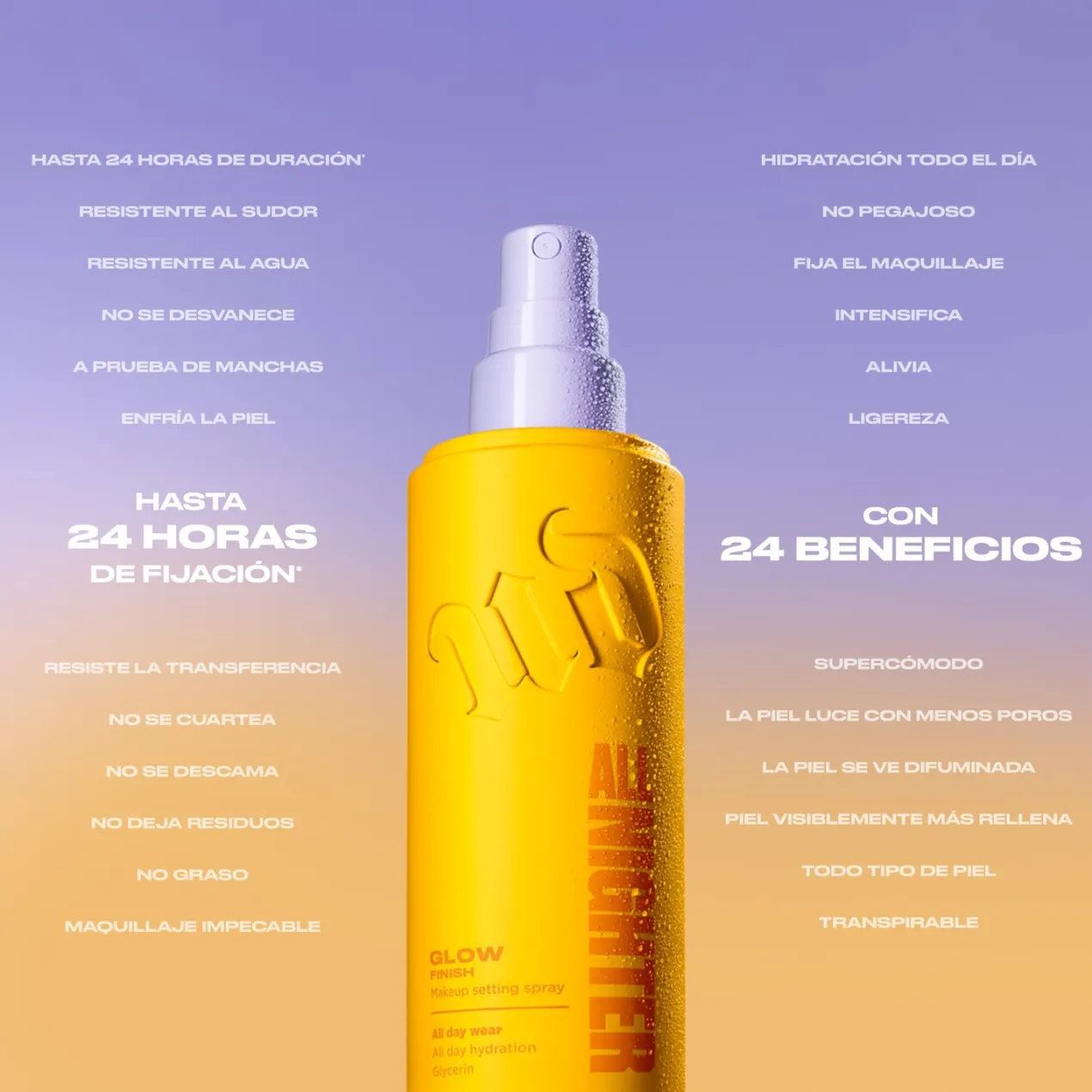 All Nighter Setting Spray Glow Fijador de Maquillaje