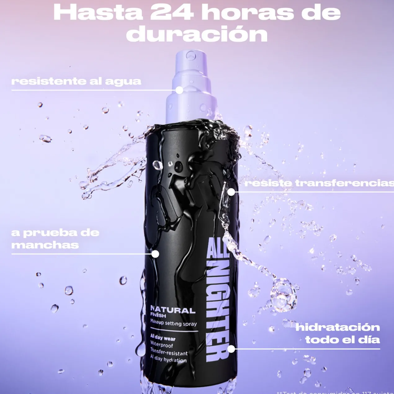 All Nighter Setting Spray Natural Fijador de Maquillaje