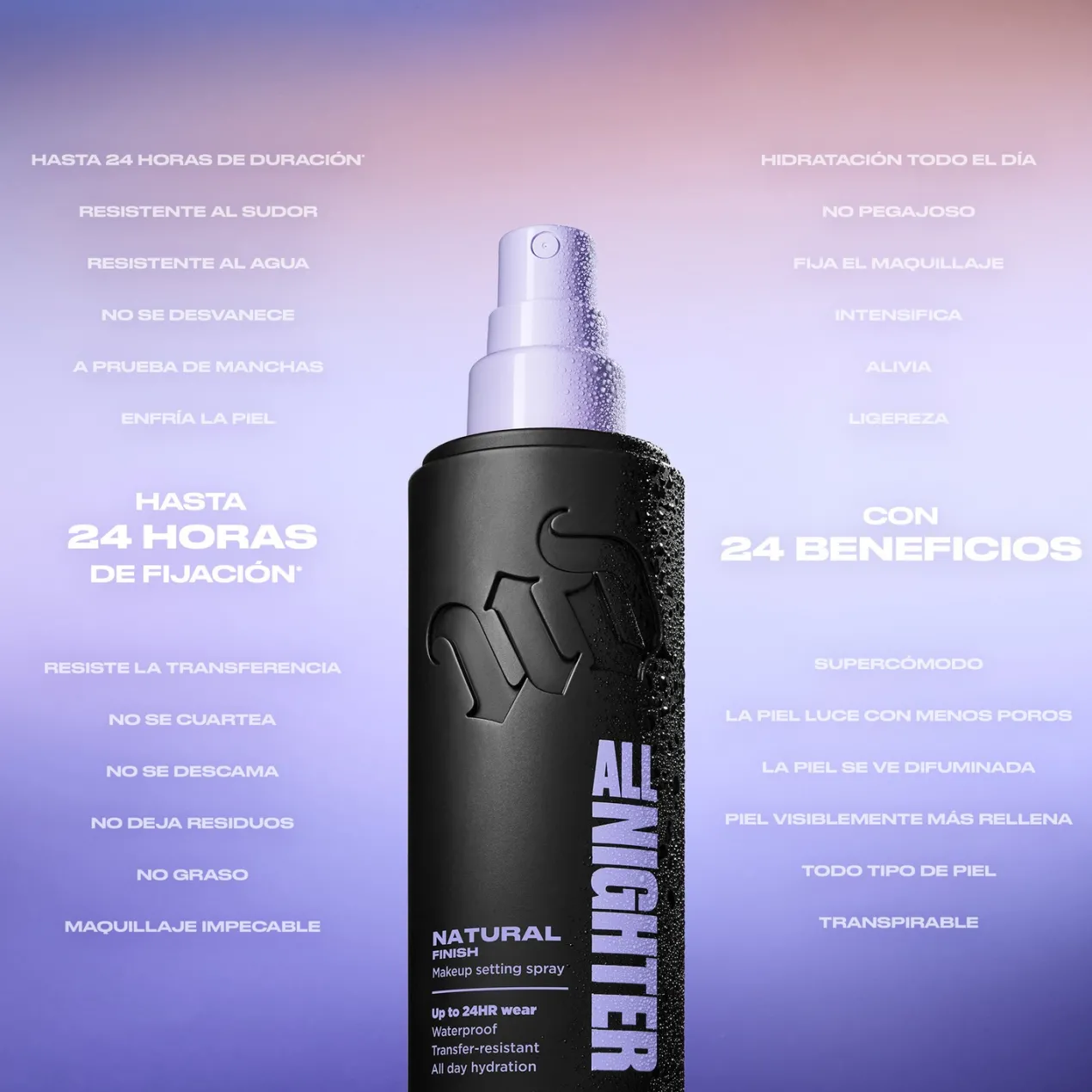 All Nighter Setting Spray Natural Fijador de Maquillaje