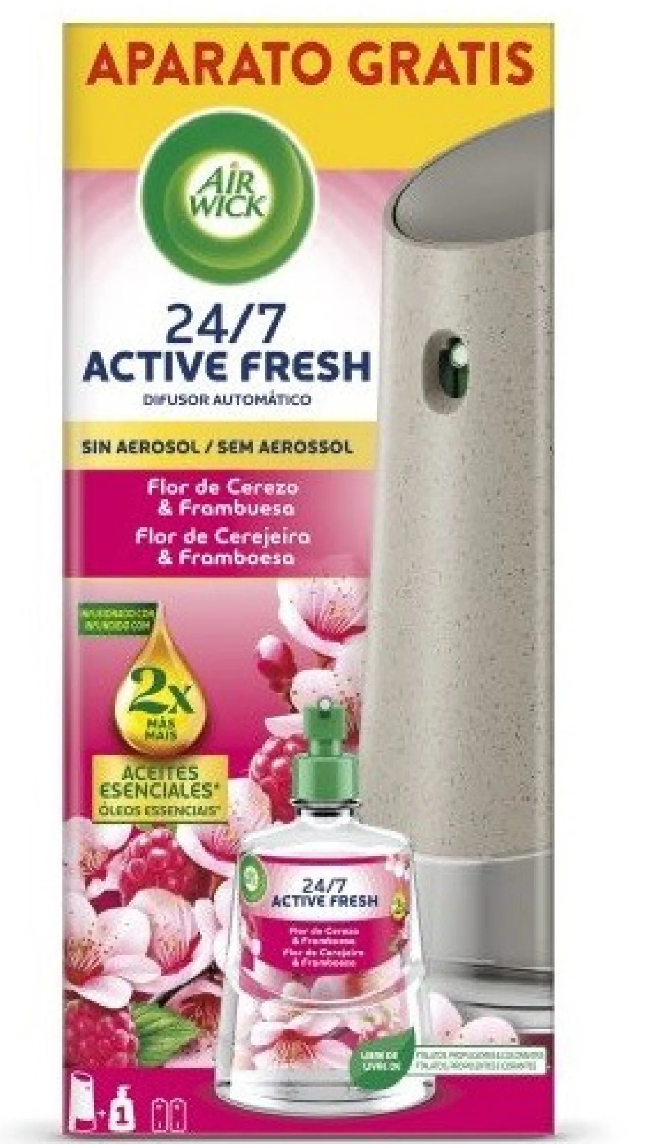 Ambientador Active Fresh Aparato+Recambio Cerezo