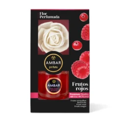 Ambientador Flor Perfumada Frutos Rojos