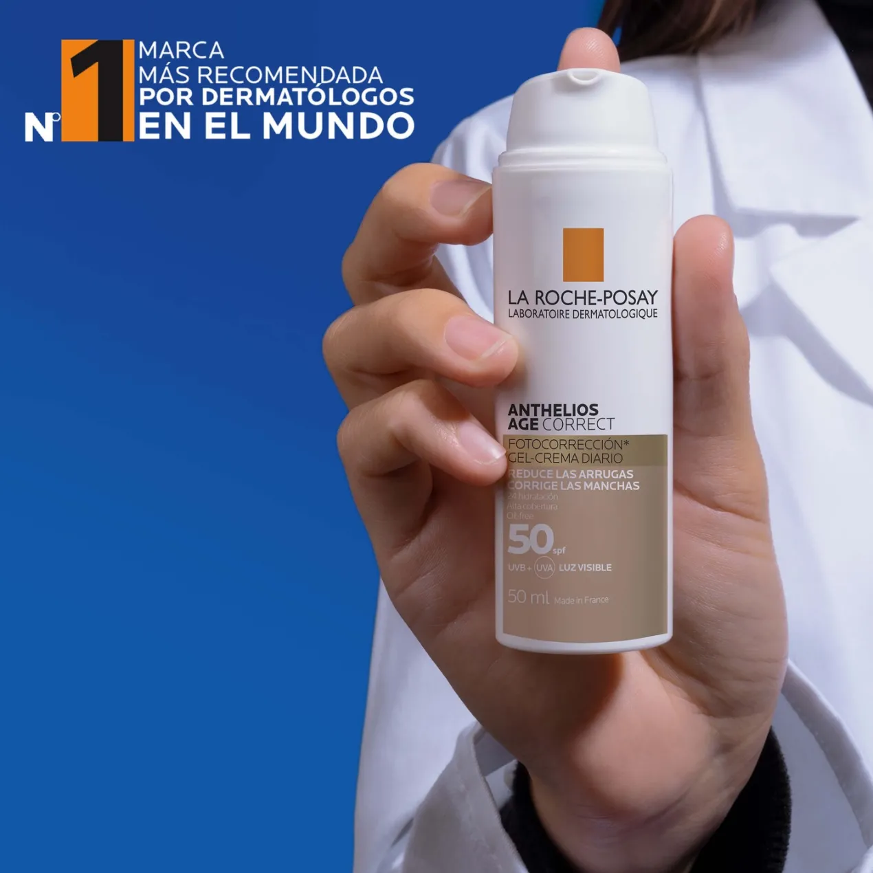 Anthelios Age-Correct Gel Crema Fotoprotección con Color