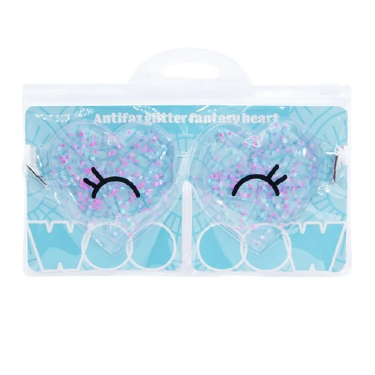 Antifaz de Gel Glitter Fantasy Heart