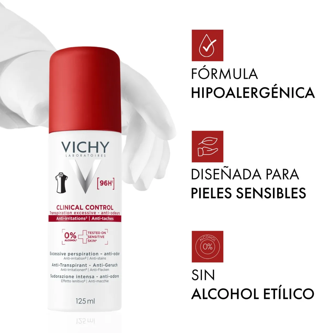 Antitranspirante Spray Mujer