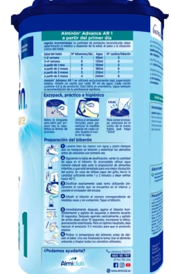 AR 1 Leche Lactantes Anti-regurgitación