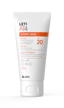 AT4 Atopic Skin Crema Hidratante Facial con SPF20 para Piel Atópica y/o Seca