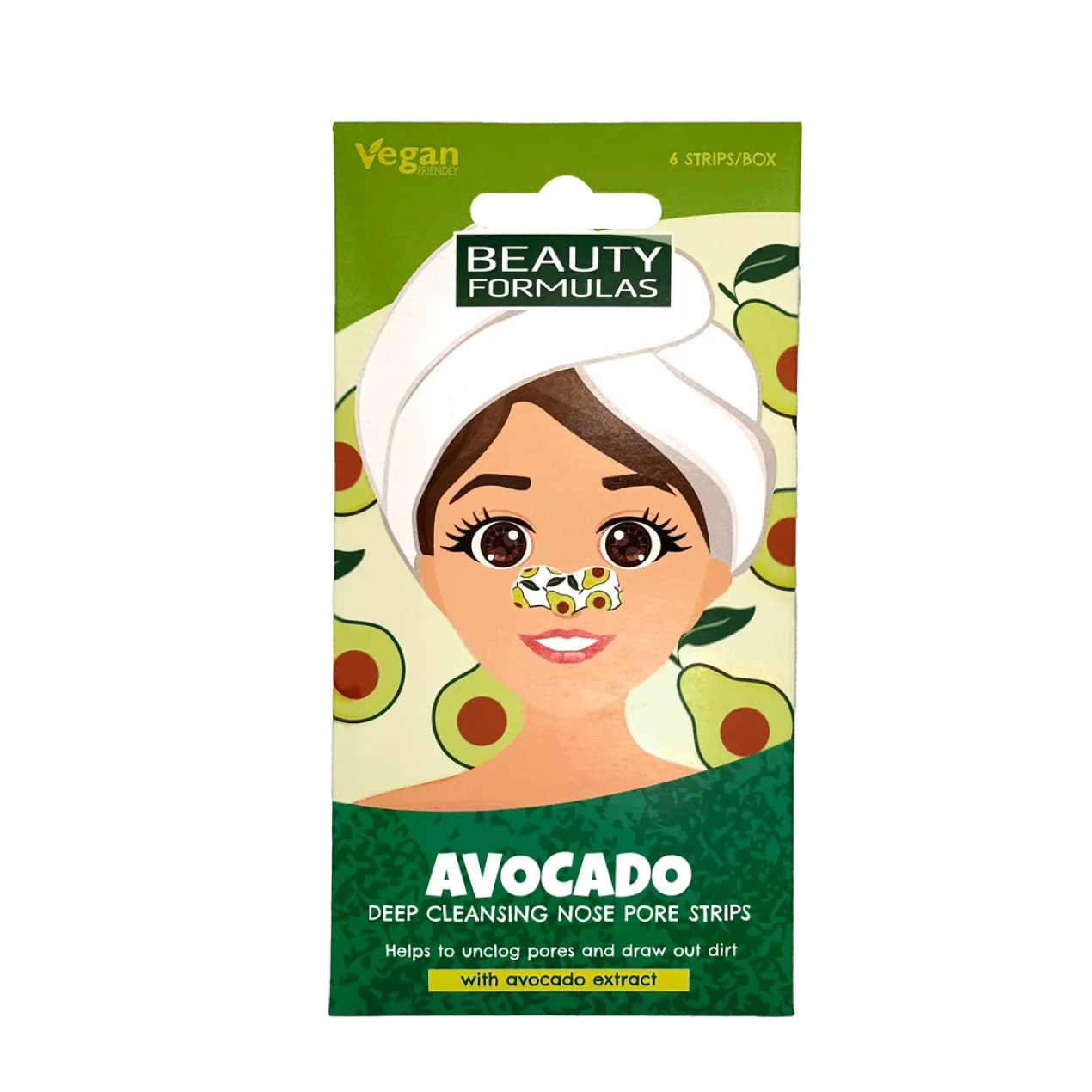 Avocado Deep Cleansing Nose Tiras para Puntos Negros con Extracto de Aguacate