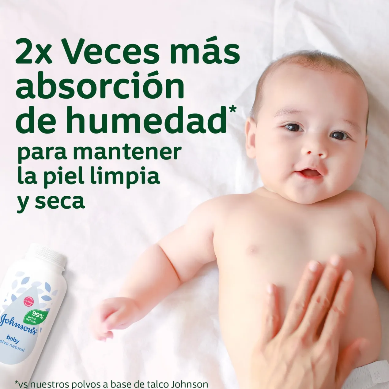 Baby Polvo Talco 99% Natural