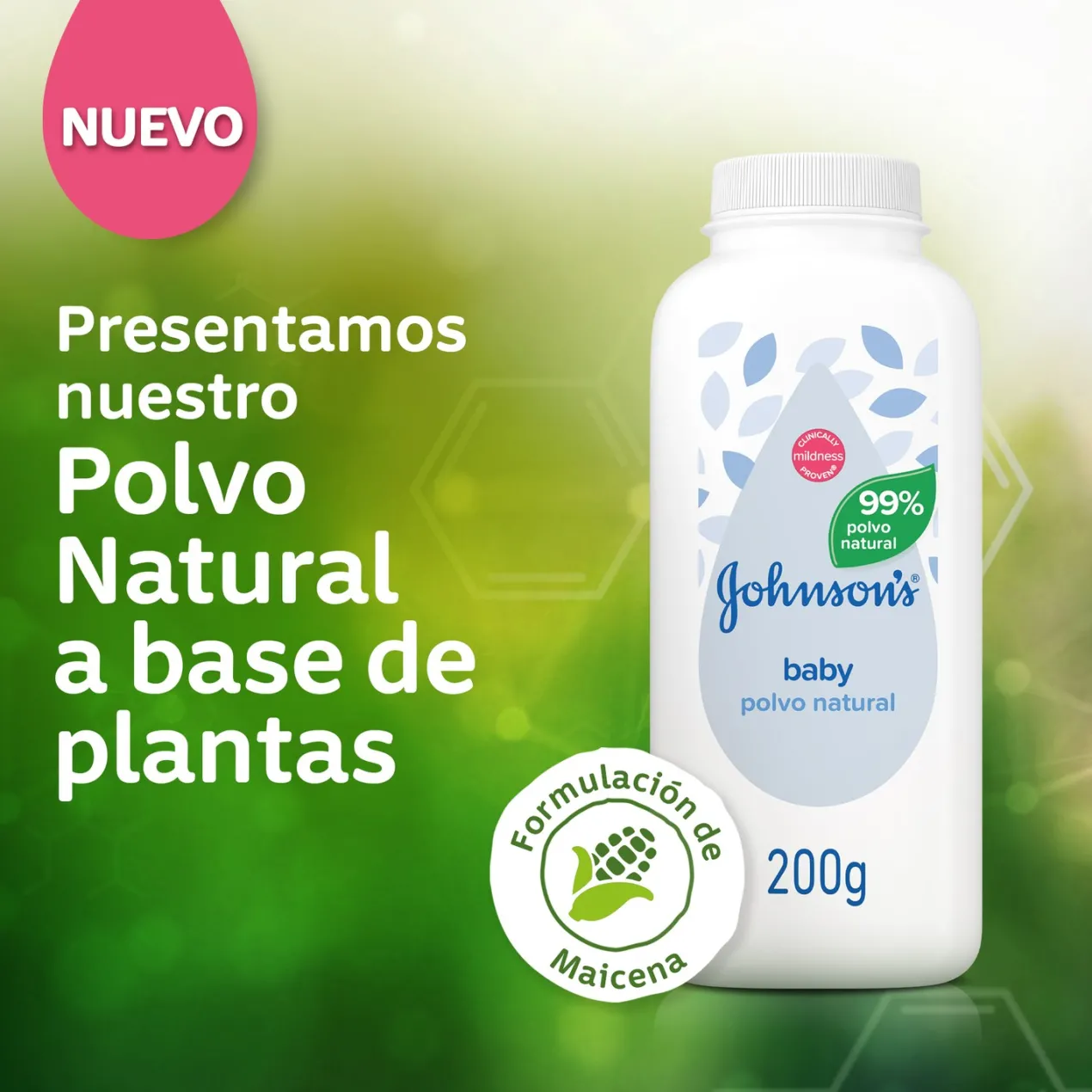Baby Polvo Talco 99% Natural