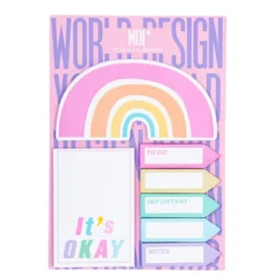 Back to School Set de Notas Adhesivas Rainbow