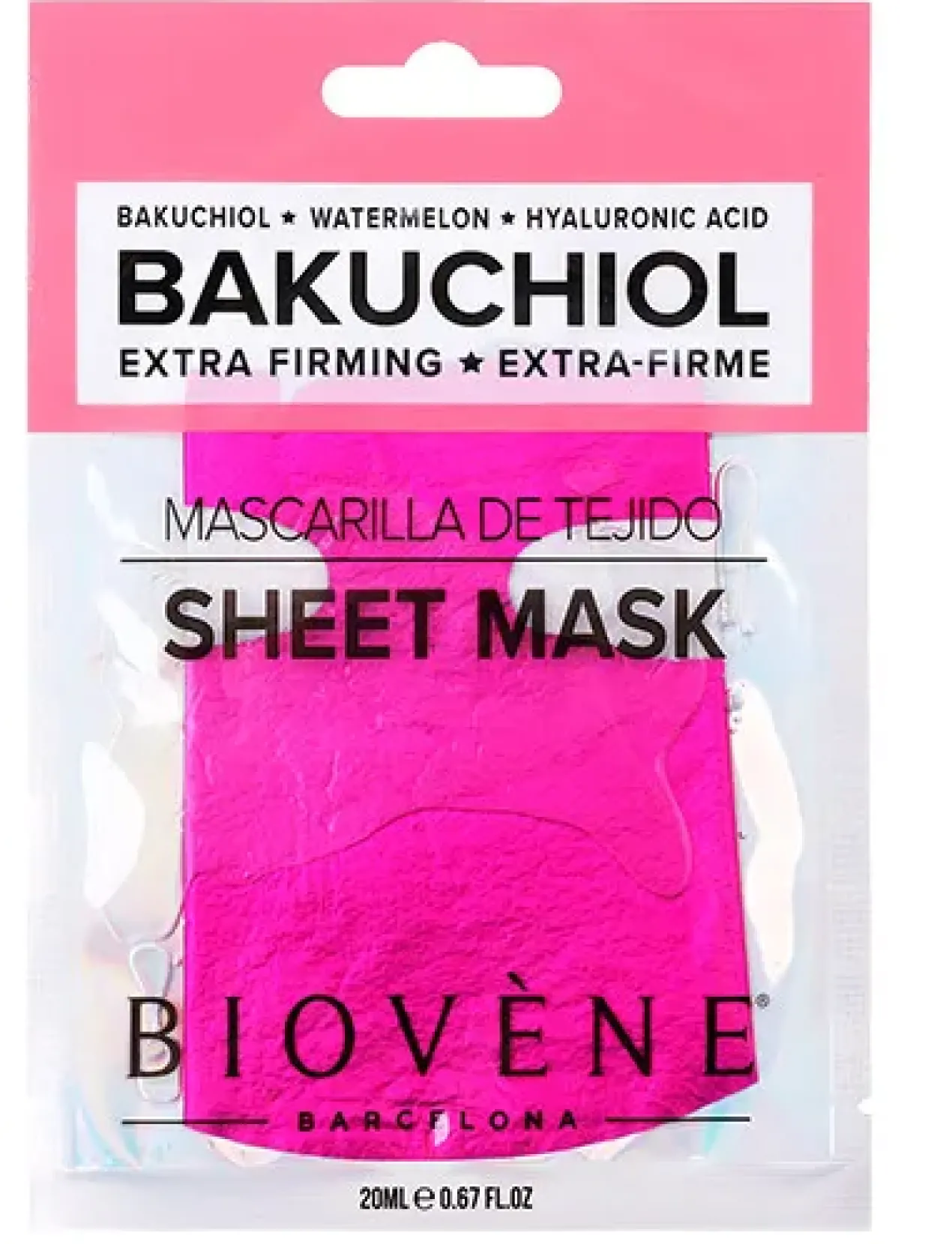 Bakuchiol Mascarilla de Tejido Reafirmante