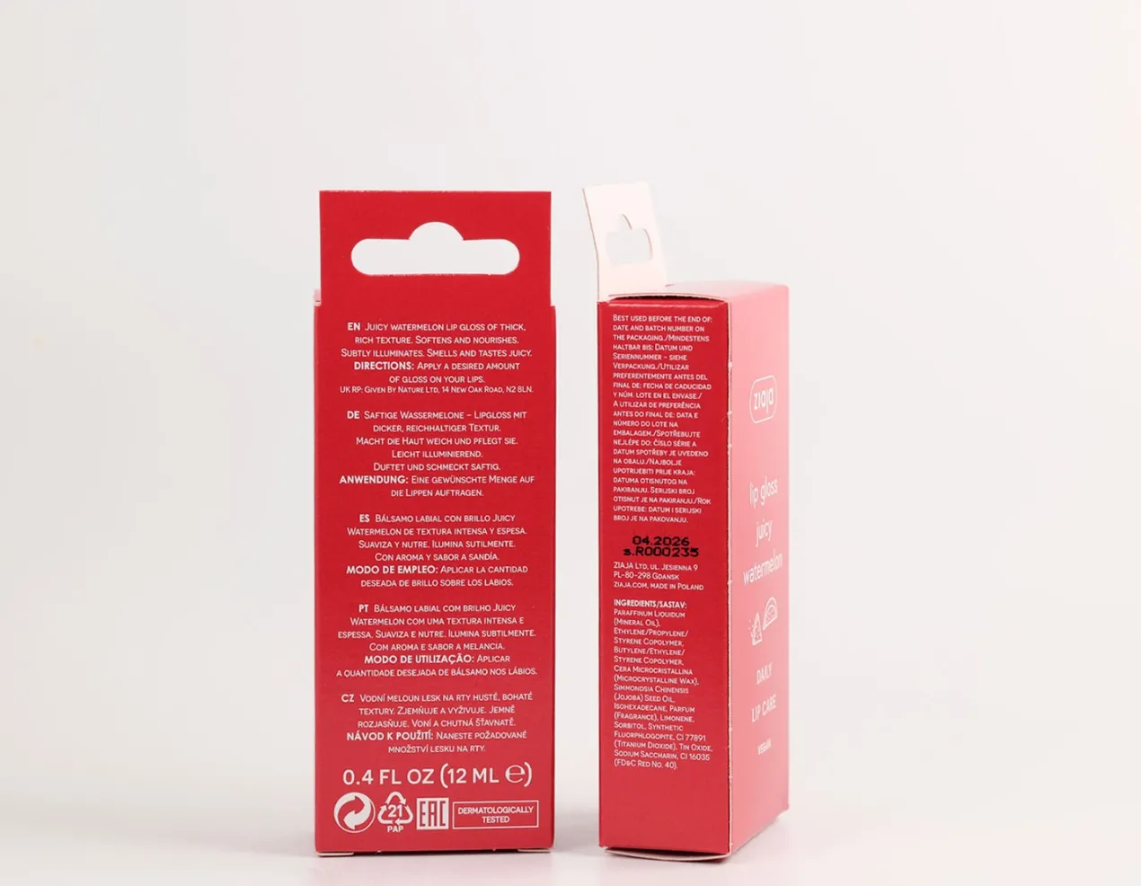 Balsamo Labial con Brillo