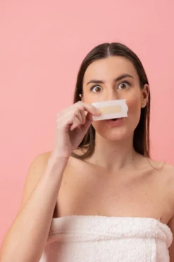 Bandas Depilatorias para el Rostro de Pieles Sensibles