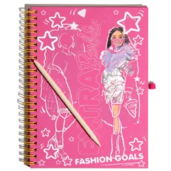 Barbie™ / Princess Magic Pink Scratch Book Cuaderno
