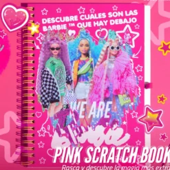 Barbie™ / Princess Magic Pink Scratch Book Cuaderno
