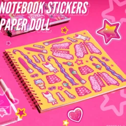 Barbie™ / Princess Notebook Stickers Paper Doll Cuaderno