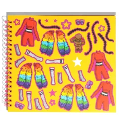 Barbie™ / Princess Notebook Stickers Paper Doll Cuaderno