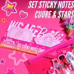 Barbie™ / Princess Set Sticky Notes Cuore & Stars Notas Adhesivas
