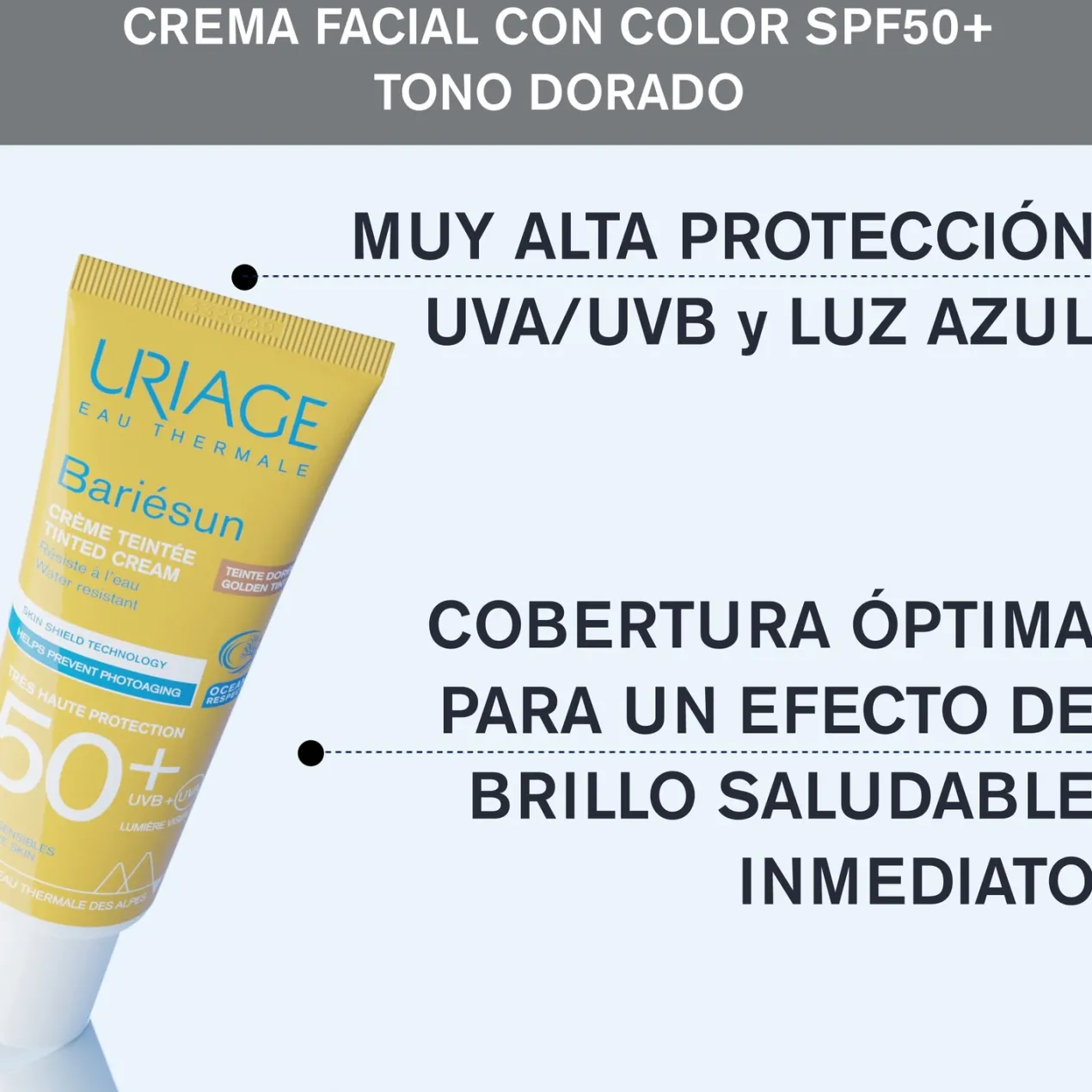 Bariésun Crema SPF50+ Color Dorado
