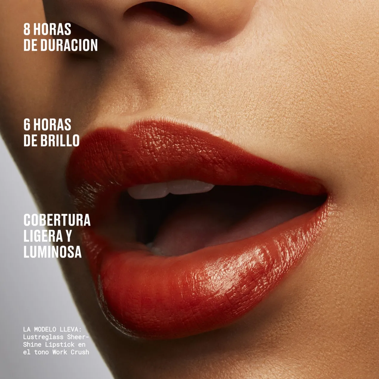 Barra de Labios Lustreglass Sheer-Shine