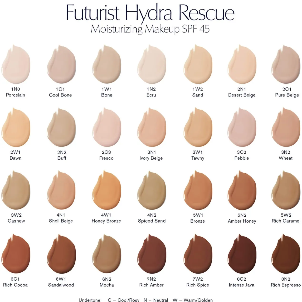 Base de maquillaje Futurist Hydra Rescue Moisturizing Makeup SPF 45