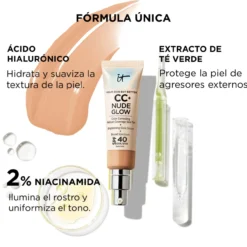 Base de Maquillaje SPF 40 INTL CC+ Nude Glow