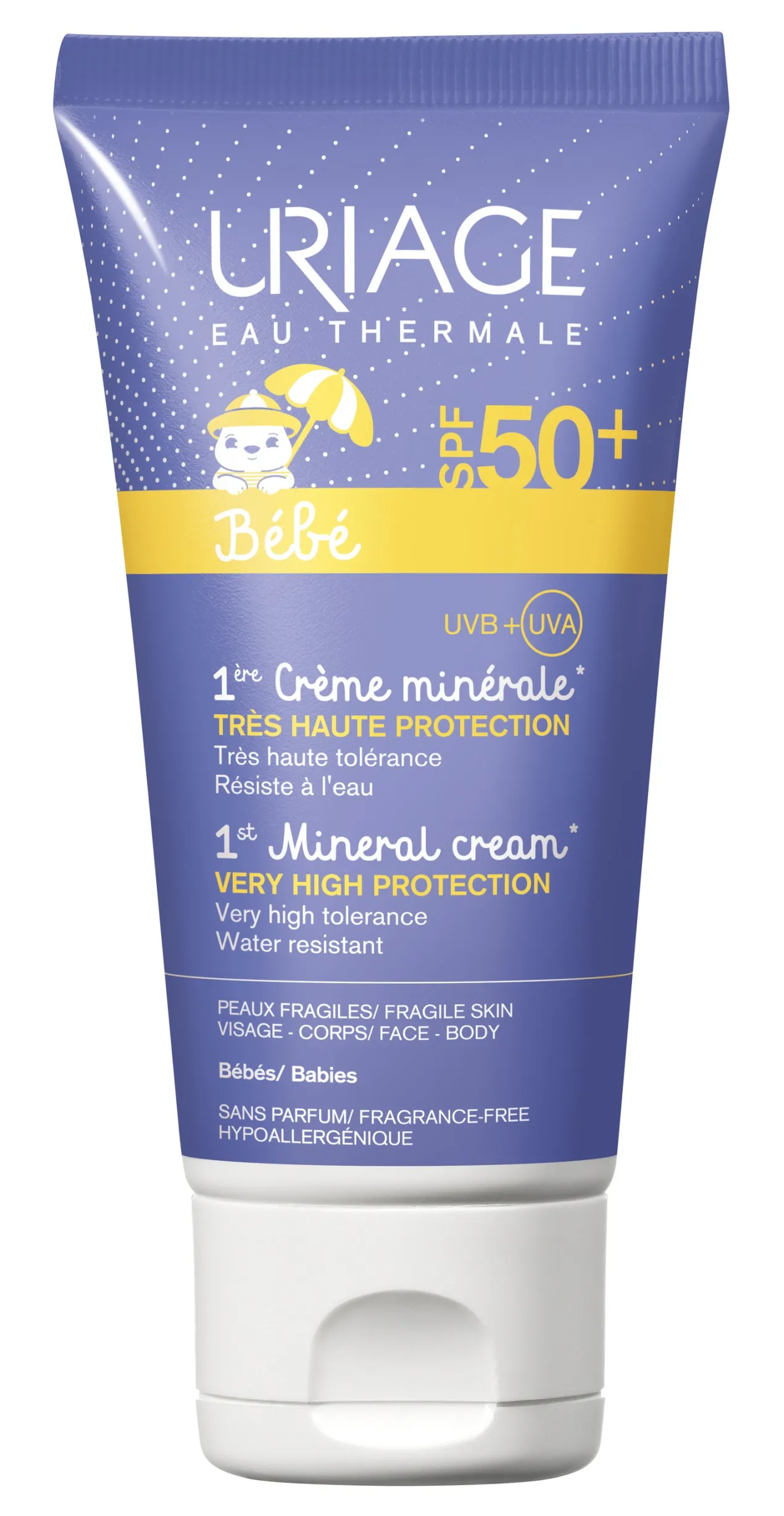 Bébe 1ª Crema Mineral SPF50+