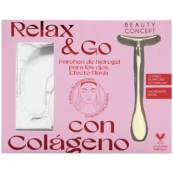Beauty Concept Parches Hidrogel Ojos Colágeno y Masajeador Facial