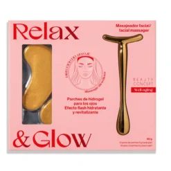 Beauty Concept Relax & Go Set Parches y Masajeador de Ojos