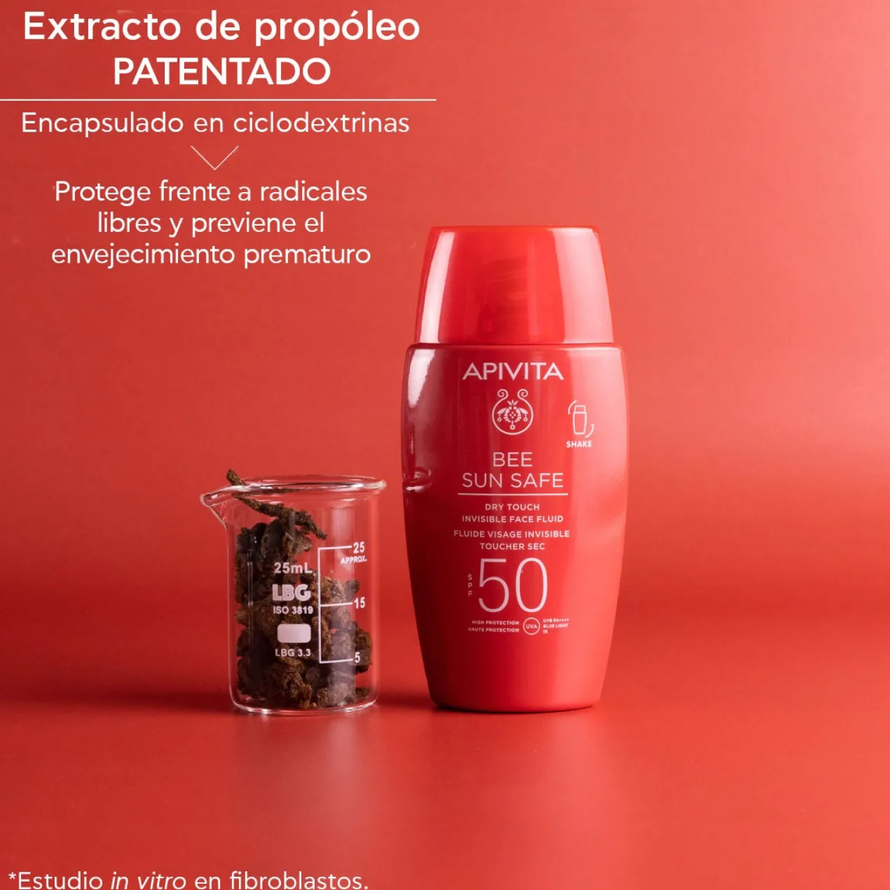 Bee Sun Safe Fluido Facial Invisible Toque Seco SPF50
