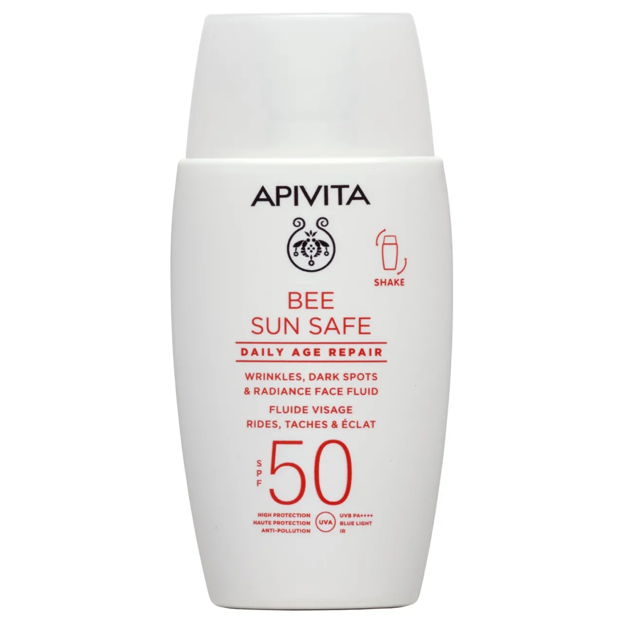 Bee Sun Safe Fluido Facial Reparación Antiedad SPF50