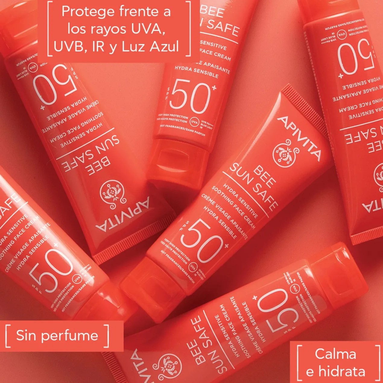 Bee Sun Safe Hydra Sensitive Crema Facial Calmante SPF50+
