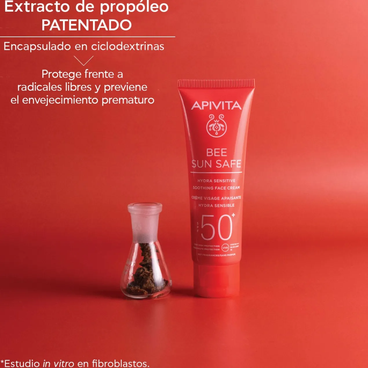 Bee Sun Safe Hydra Sensitive Crema Facial Calmante SPF50+