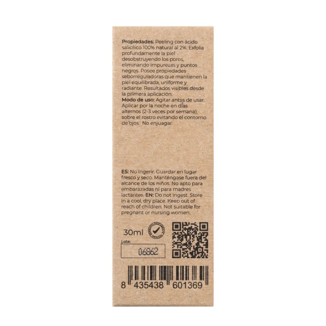 BHA Peeling Facial Acido Salicílico