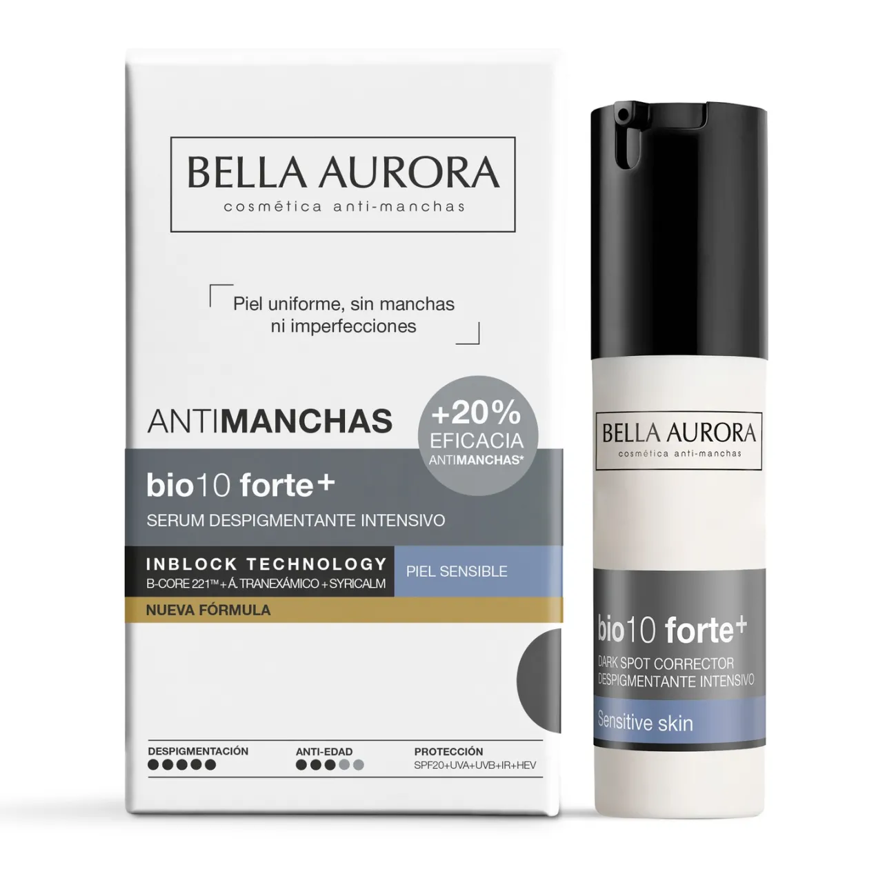 Bio10 Forte Tratamiento Despigmentante Intensivo para Piel Sensible