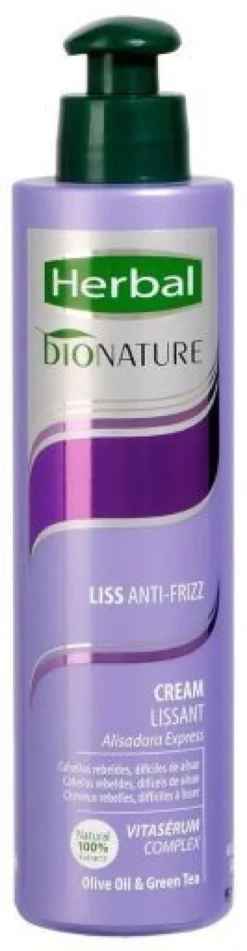 BioNature Crema de peinado anti frizz