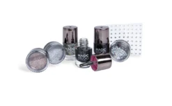 Black Crystals Set Completo de Uñas