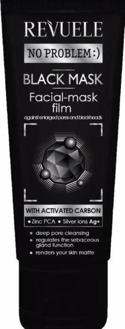 Black mask peel off activated carbon