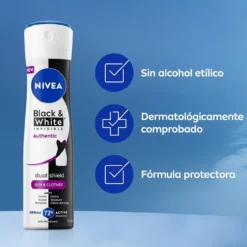Black & White Authentic Spray Desodorante Para Mujer